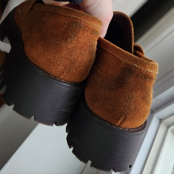 Steve Madden Lando Suede Platform Loafer size 10 - Picture 12 of 12